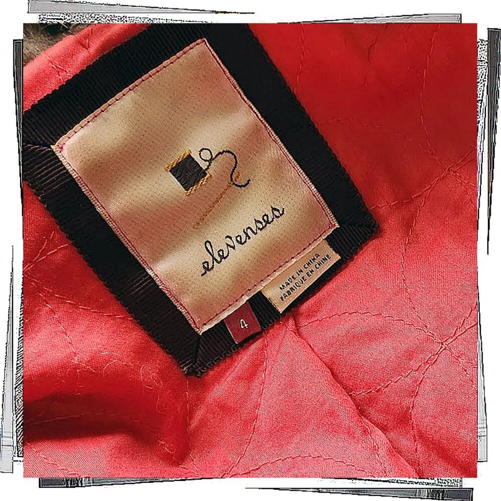 Vintage 2010  Rare Karelia Velvet Embroidered Red Coat / Jacket (4) by Elevenses - Picture 3 of 16